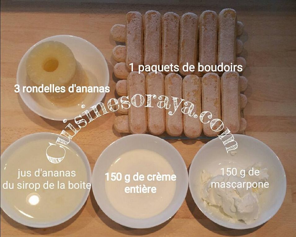 Tiramisu Ananas