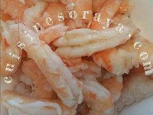 Poisson et crevette au lait de coco