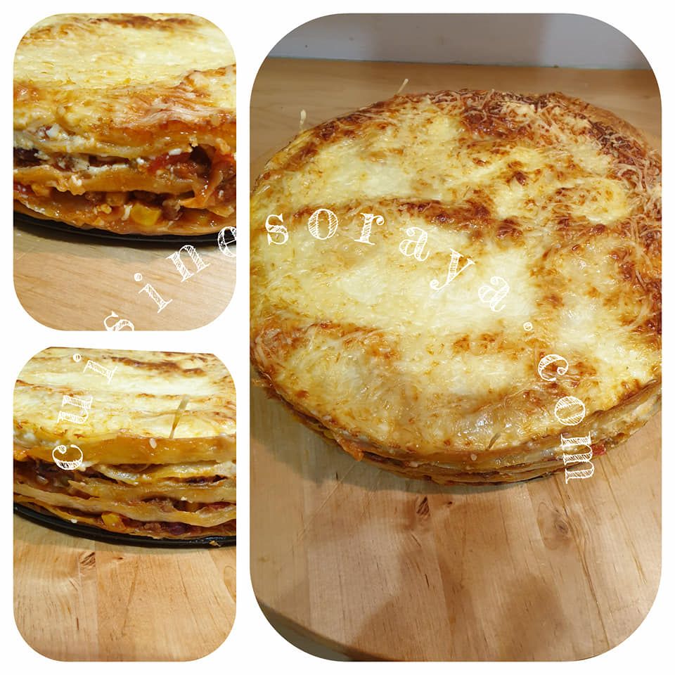 Lasagnes tortillas mexicaines