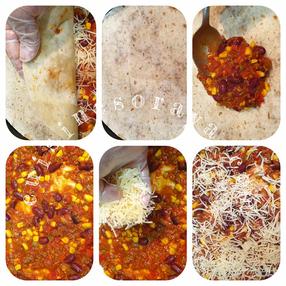 Lasagnes tortillas mexicaines