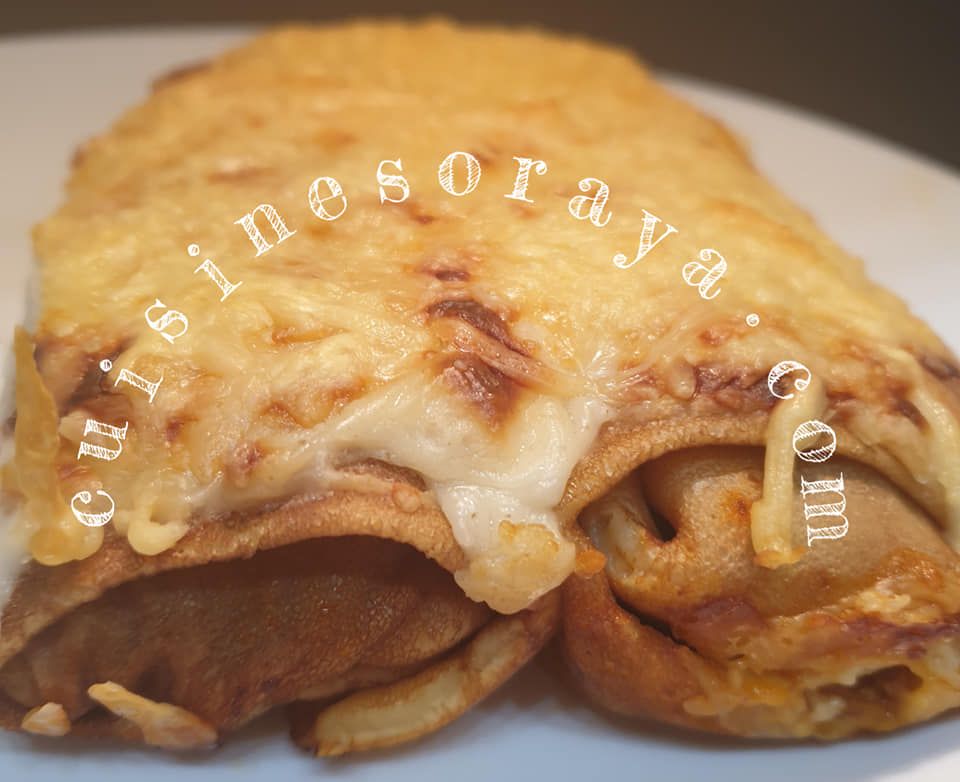 Crêpes bolognaise en gratin