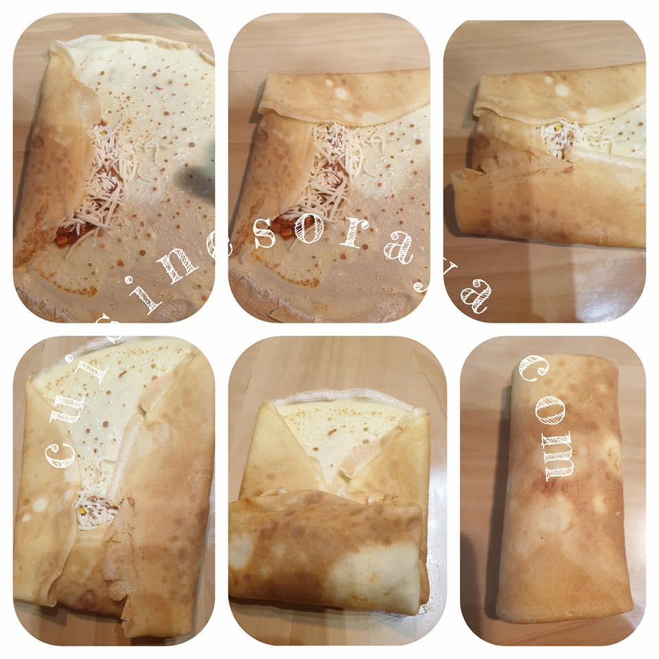 Crêpes bolognaise en gratin