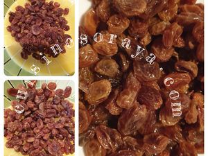 Chinois aux pépites de chocolat et raisins secs