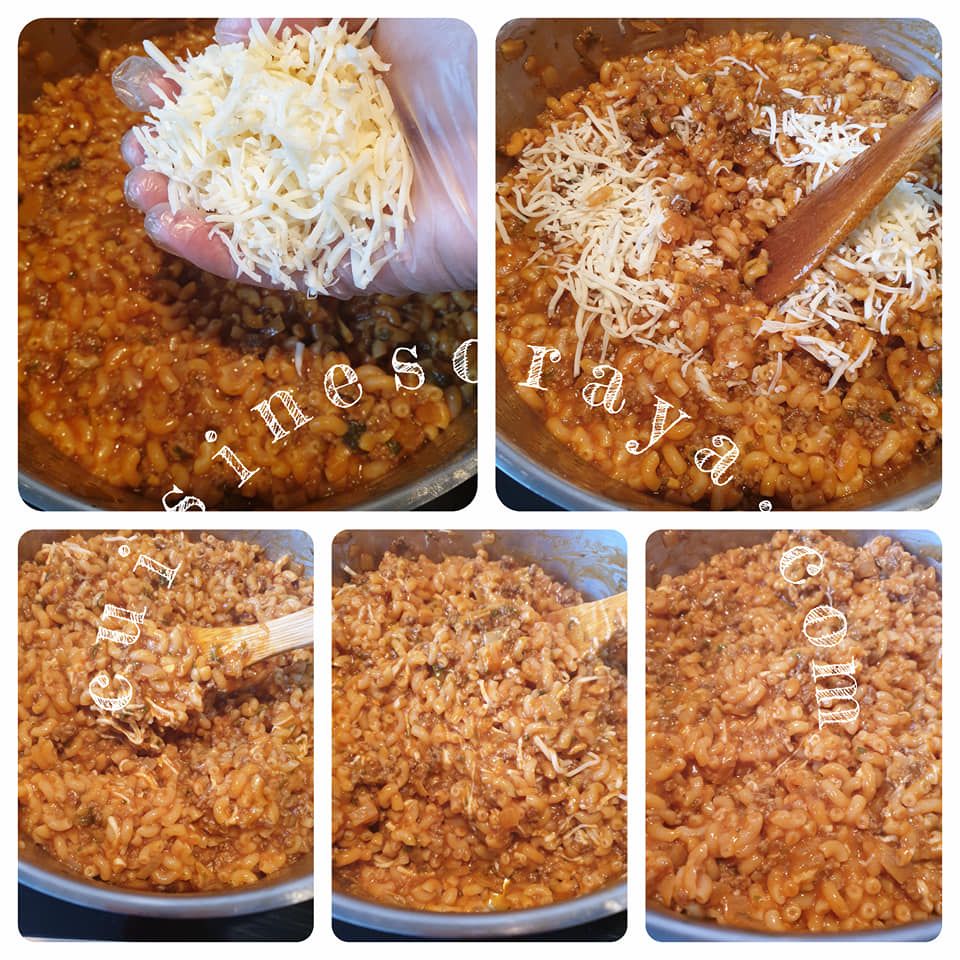 Coquillettes, viande hachée express