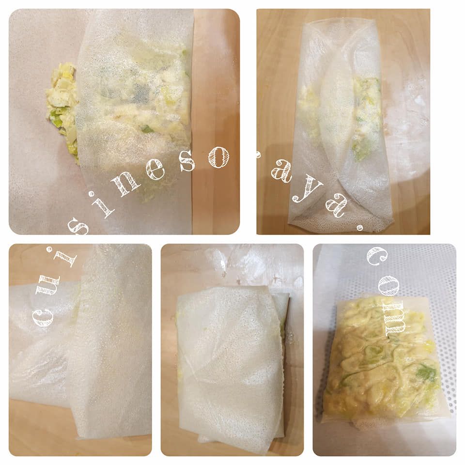 Brick cabillaud et poireaux au lait de coco