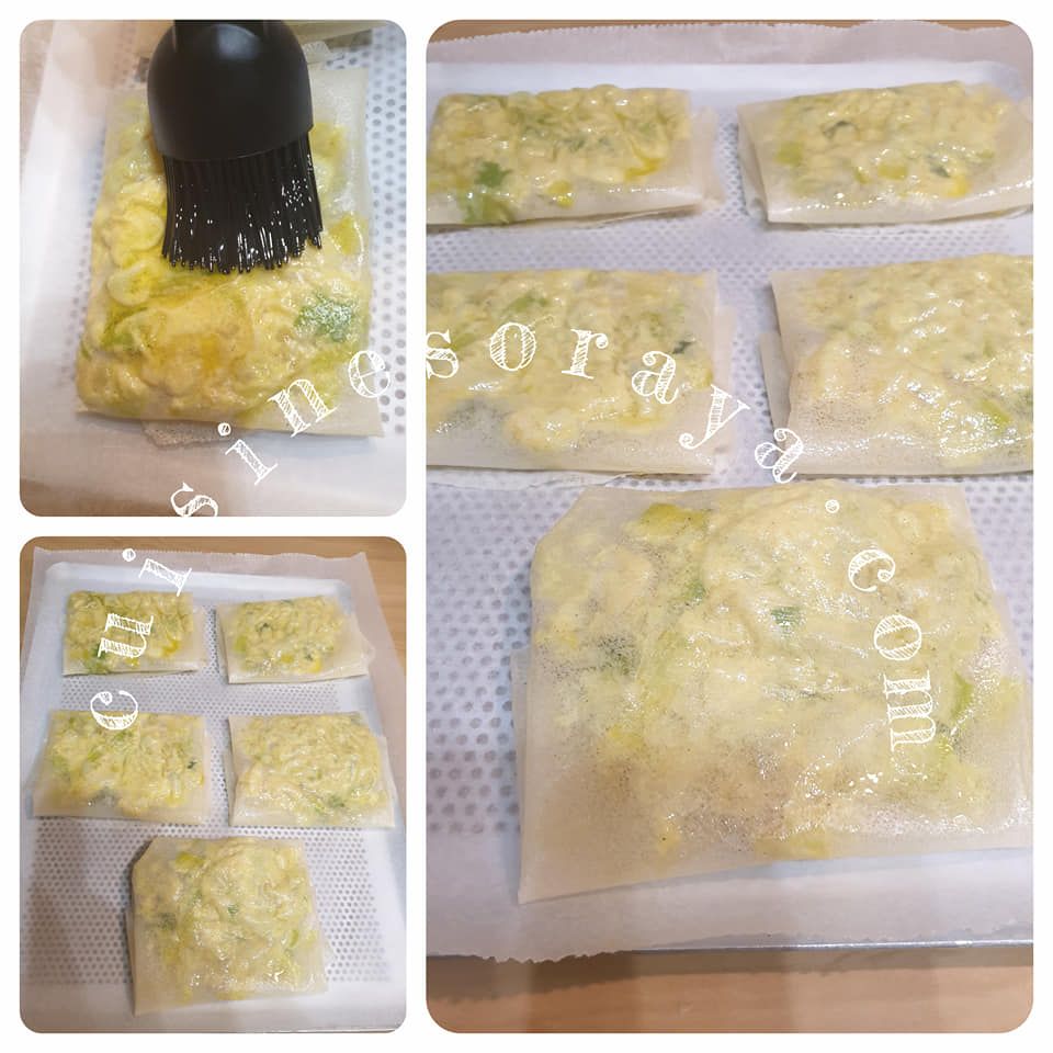 Brick cabillaud et poireaux au lait de coco