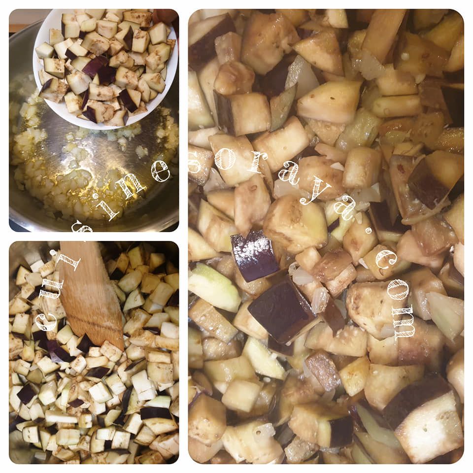 Curry d'aubergine et pois chiche