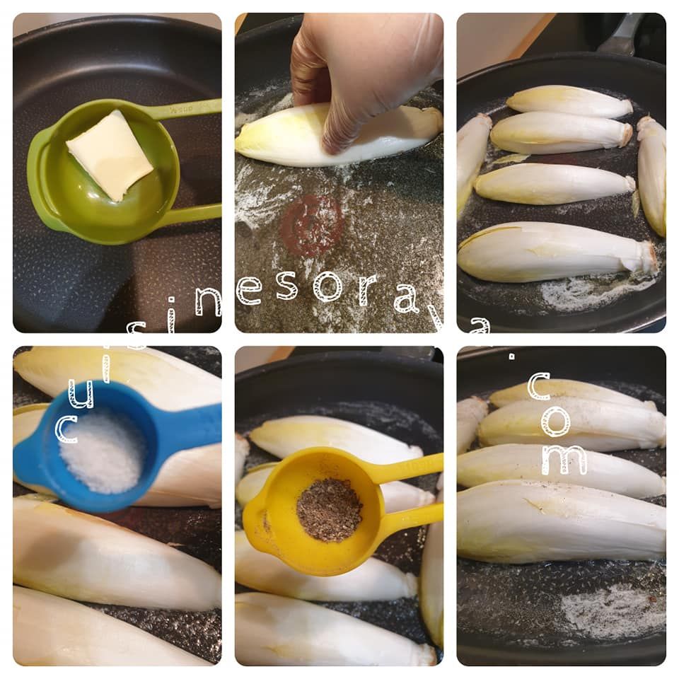 Endives farcies à la viande et gratinée au comté