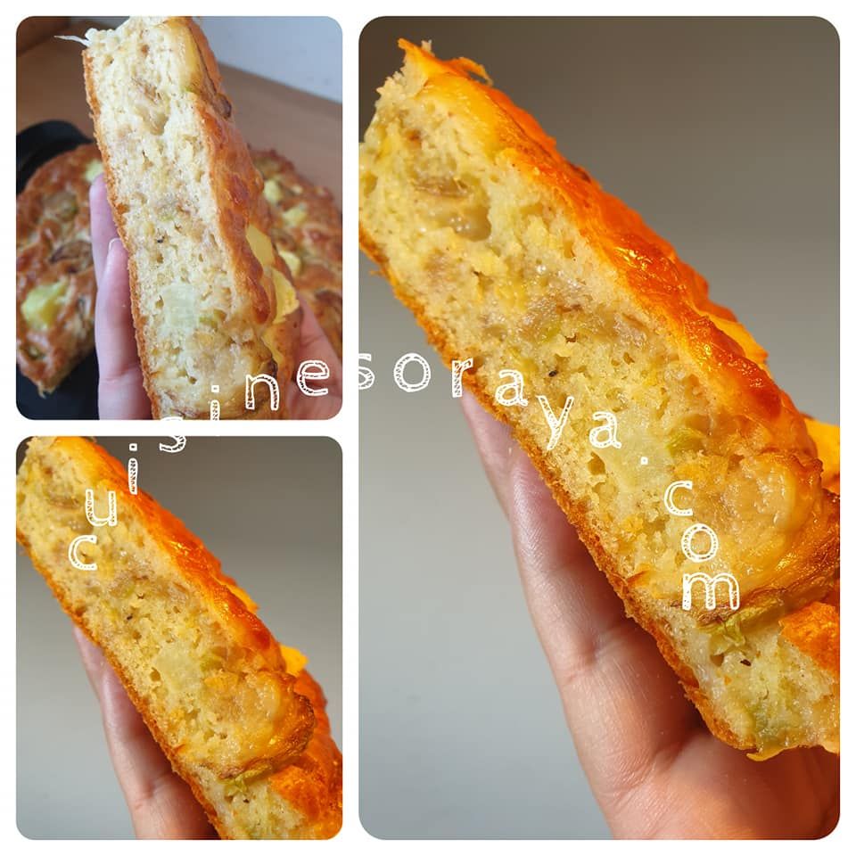 Gâteau salé à la courgette, pomme de terre et mozzarella