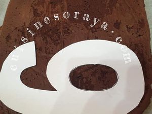 Number et letter cake en 100% génoise