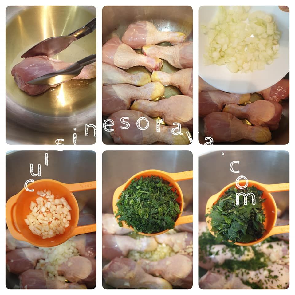 Petits plombs de légumes au poulet