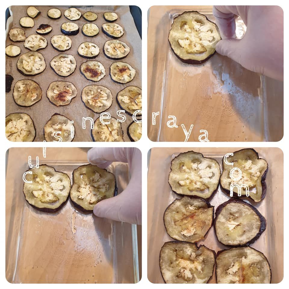 Aubergine au pesto et mozzarella