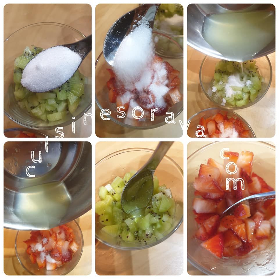 Panna cotta aux fruits