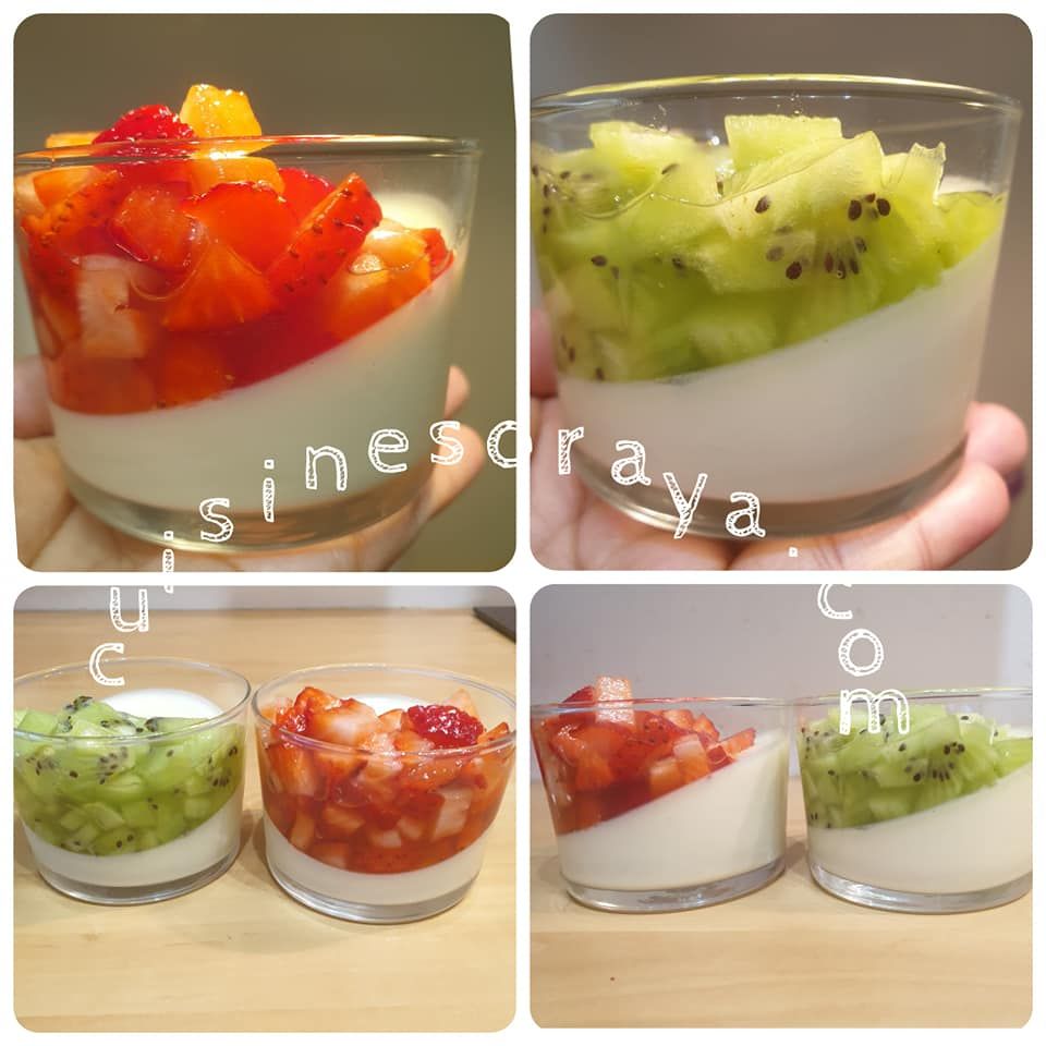 Panna cotta aux fruits