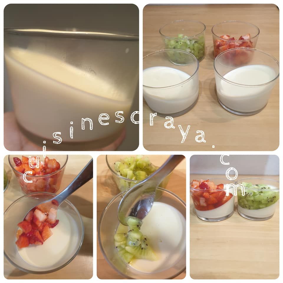 Panna cotta aux fruits