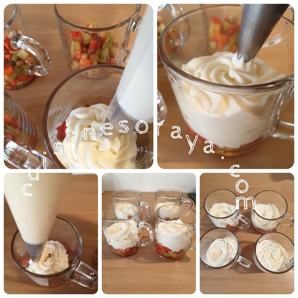 Salade de fruits à la crème