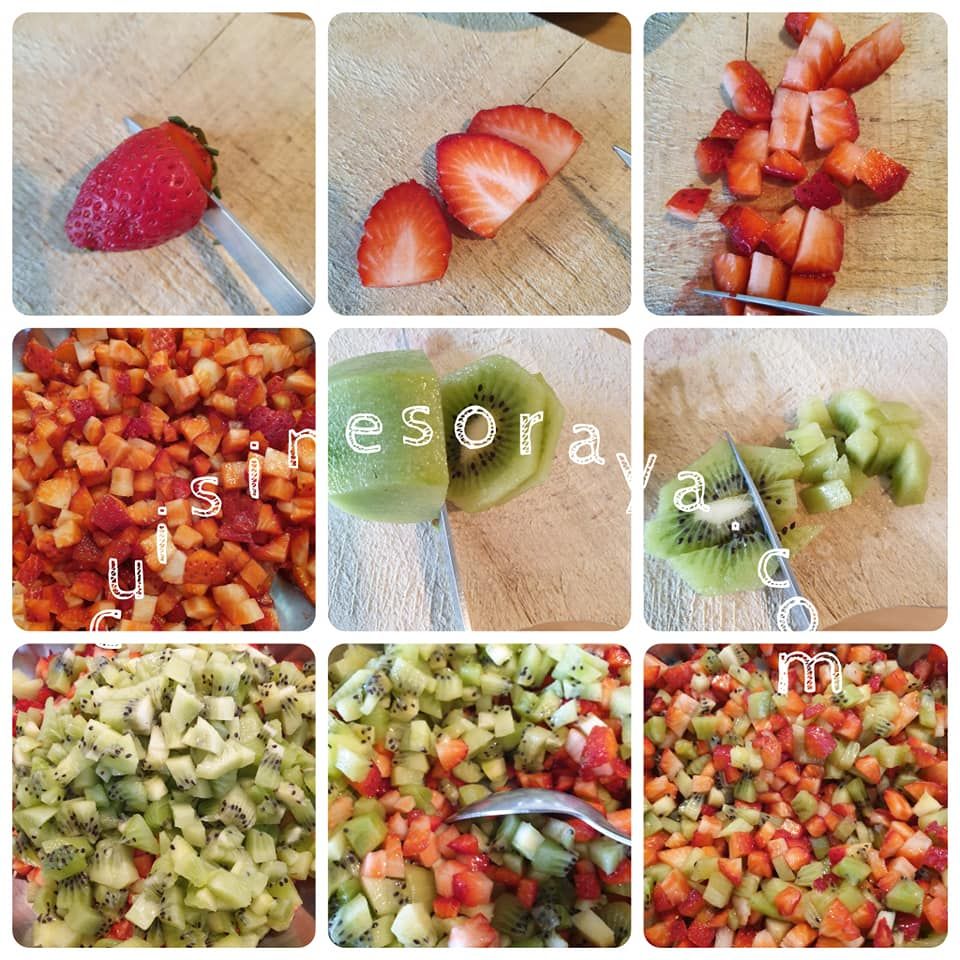 Salade de fruits à la crème
