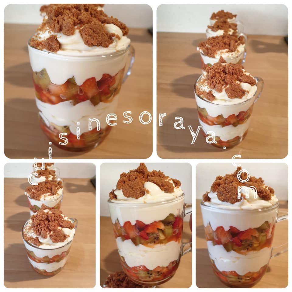 Salade de fruits à la crème