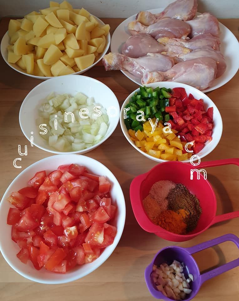 Pilons de poulet et légumes au four