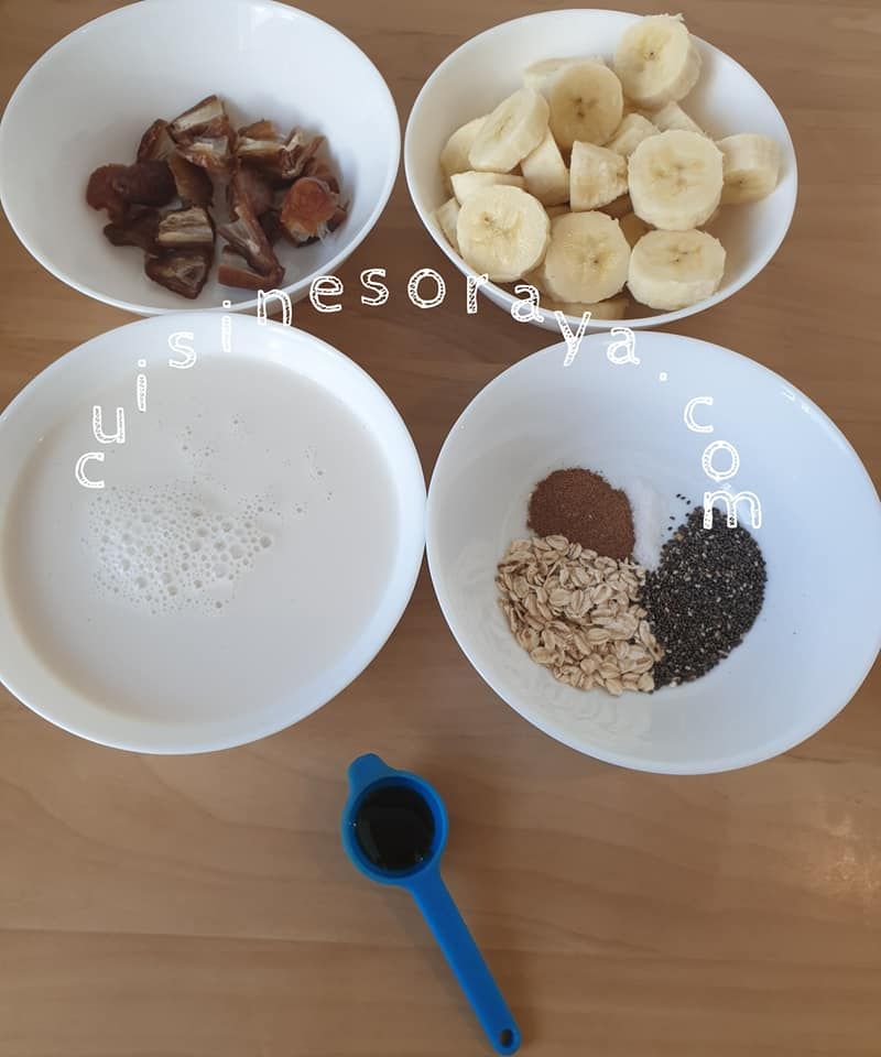 Smoothie Energie dattes bananes