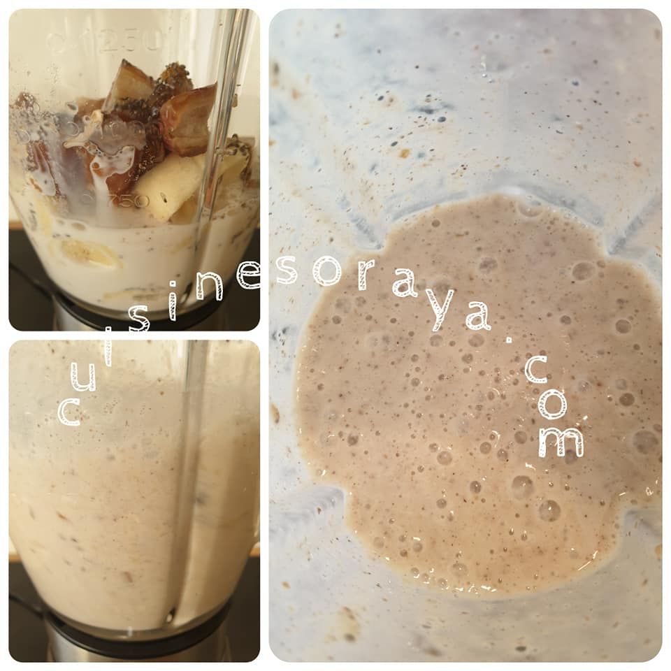 Smoothie Energie dattes bananes