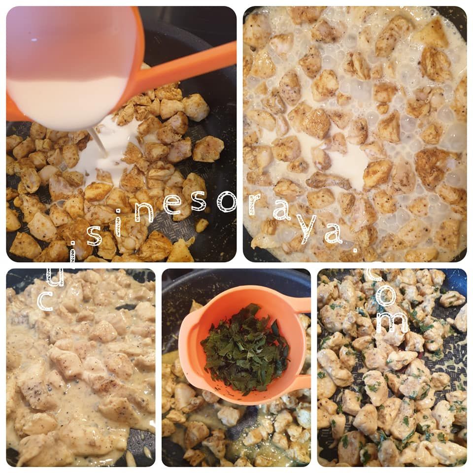 Puits moelleux au poulet