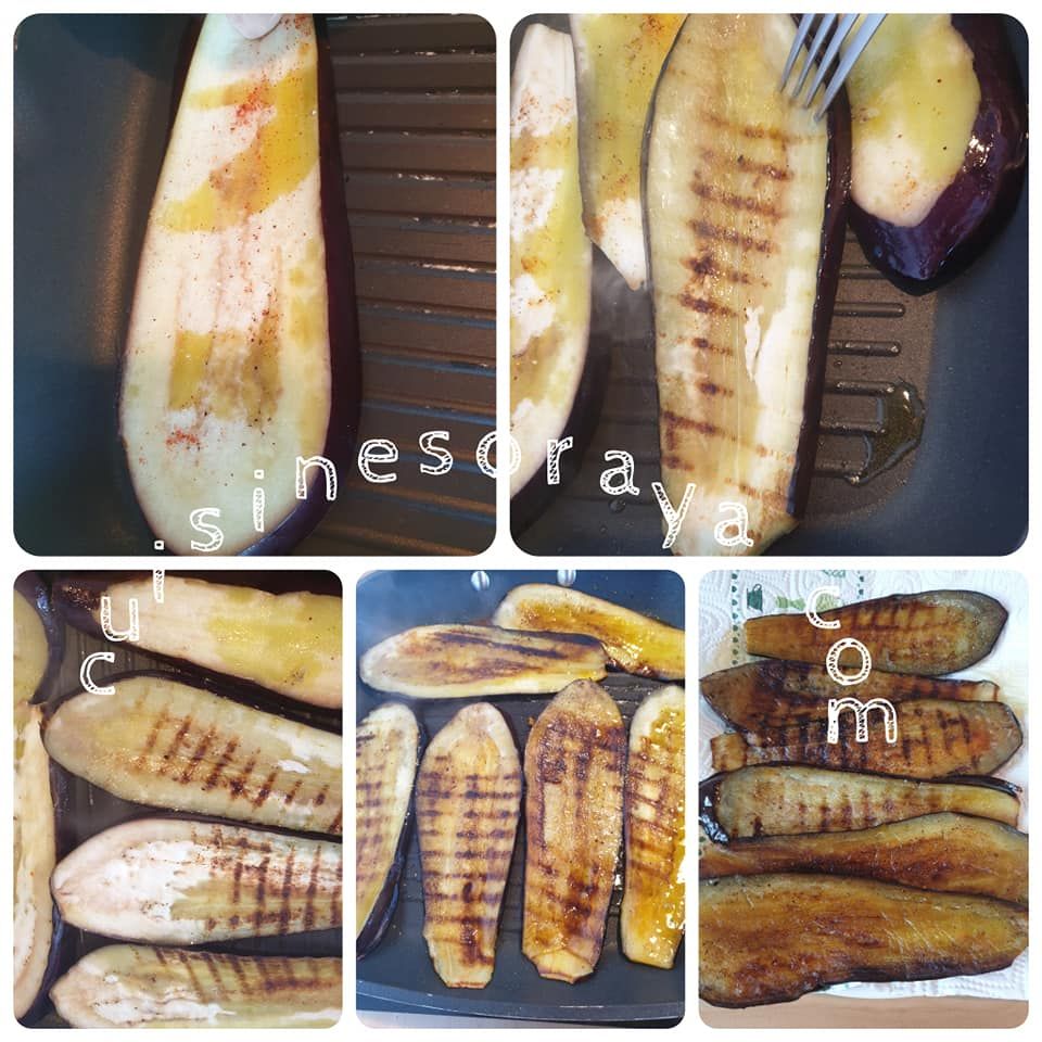 Escalope à la parmigiana à l'aubergine.