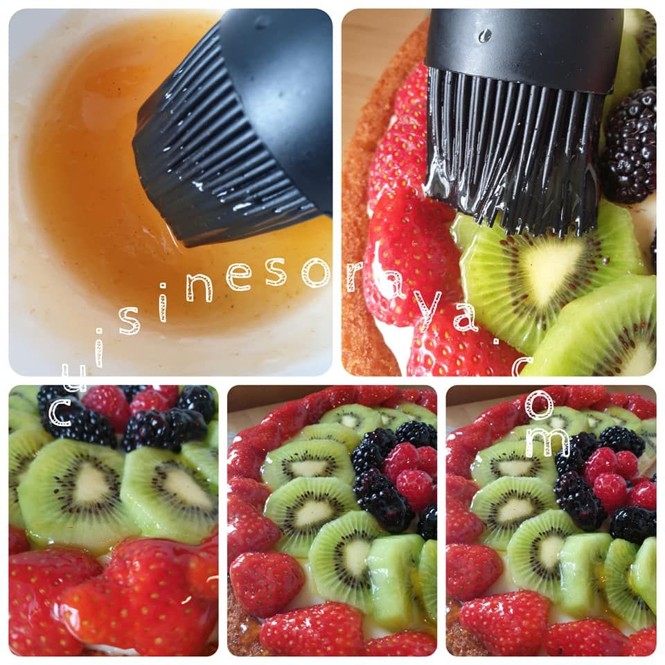 Gâteau renversé aux fruits