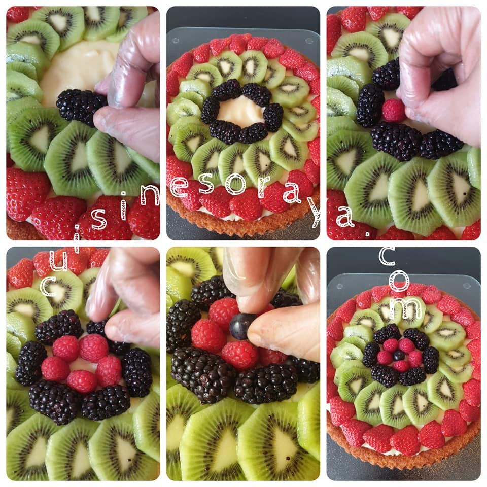 Gâteau renversé aux fruits