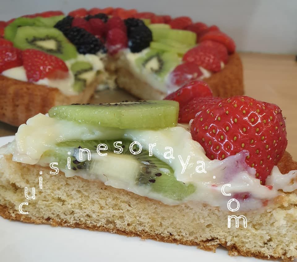 Gâteau renversé aux fruits
