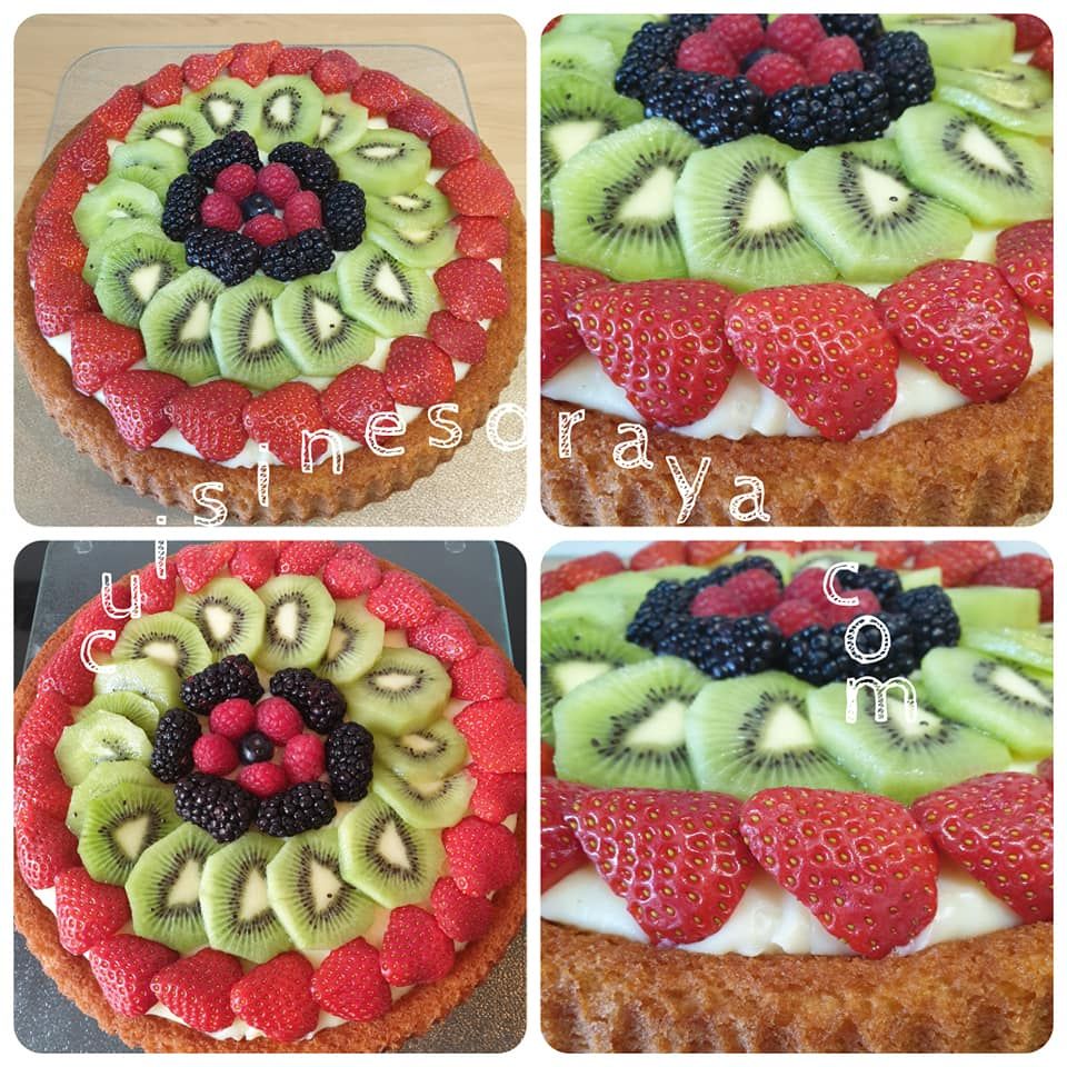 Gâteau renversé aux fruits