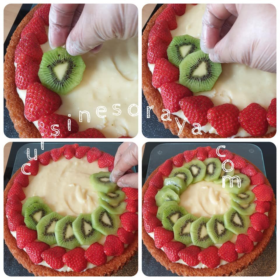 Gâteau renversé aux fruits
