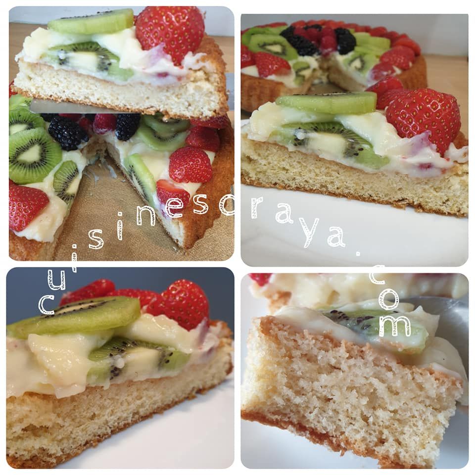 Gâteau renversé aux fruits