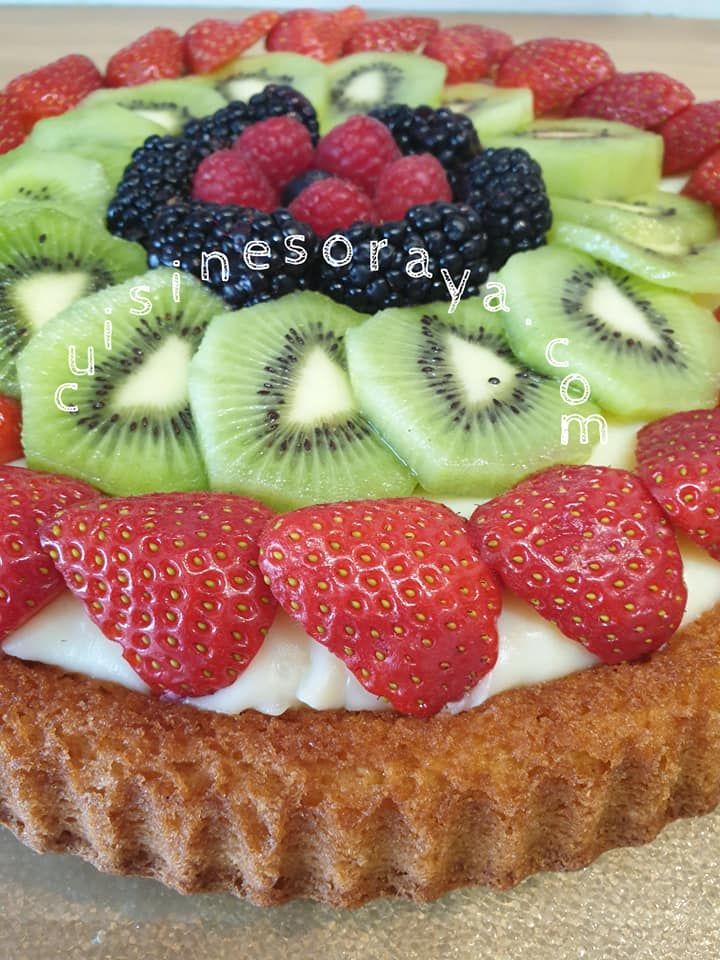 Gâteau renversé aux fruits