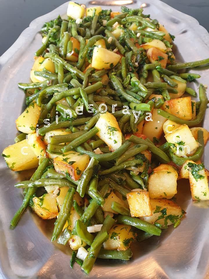 Poêlée d'haricots verts et pommes de terre