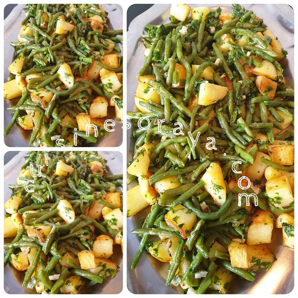 Poêlée d'haricots verts et pommes de terre