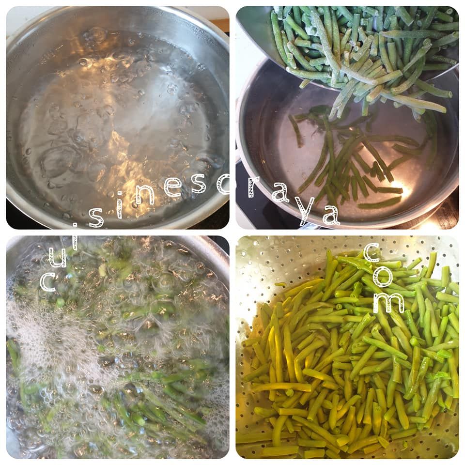 Poêlée d'haricots verts et pommes de terre