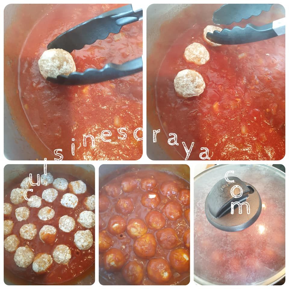 Boulettes de poisson à la sauce tomate