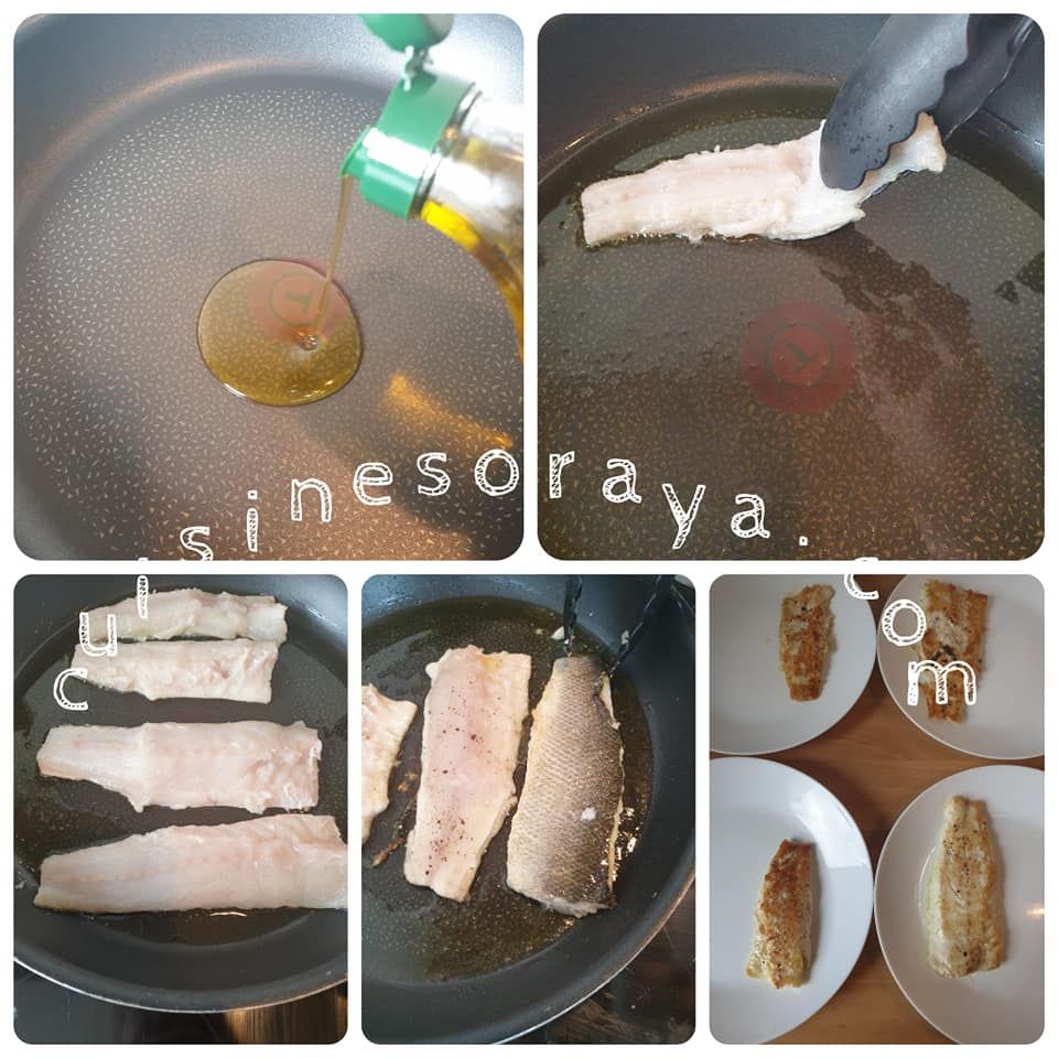 Filet de poisson à la sauce au yaourt