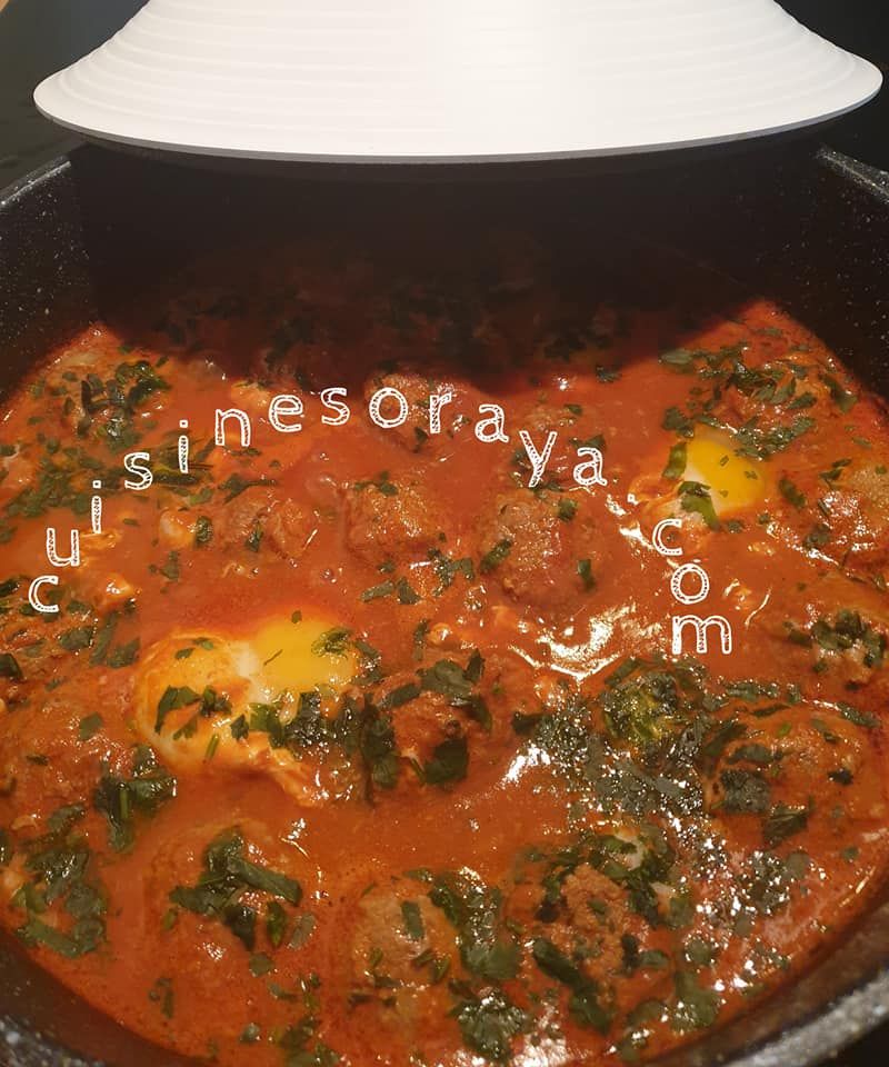 Tajine Kefta aux oeufs