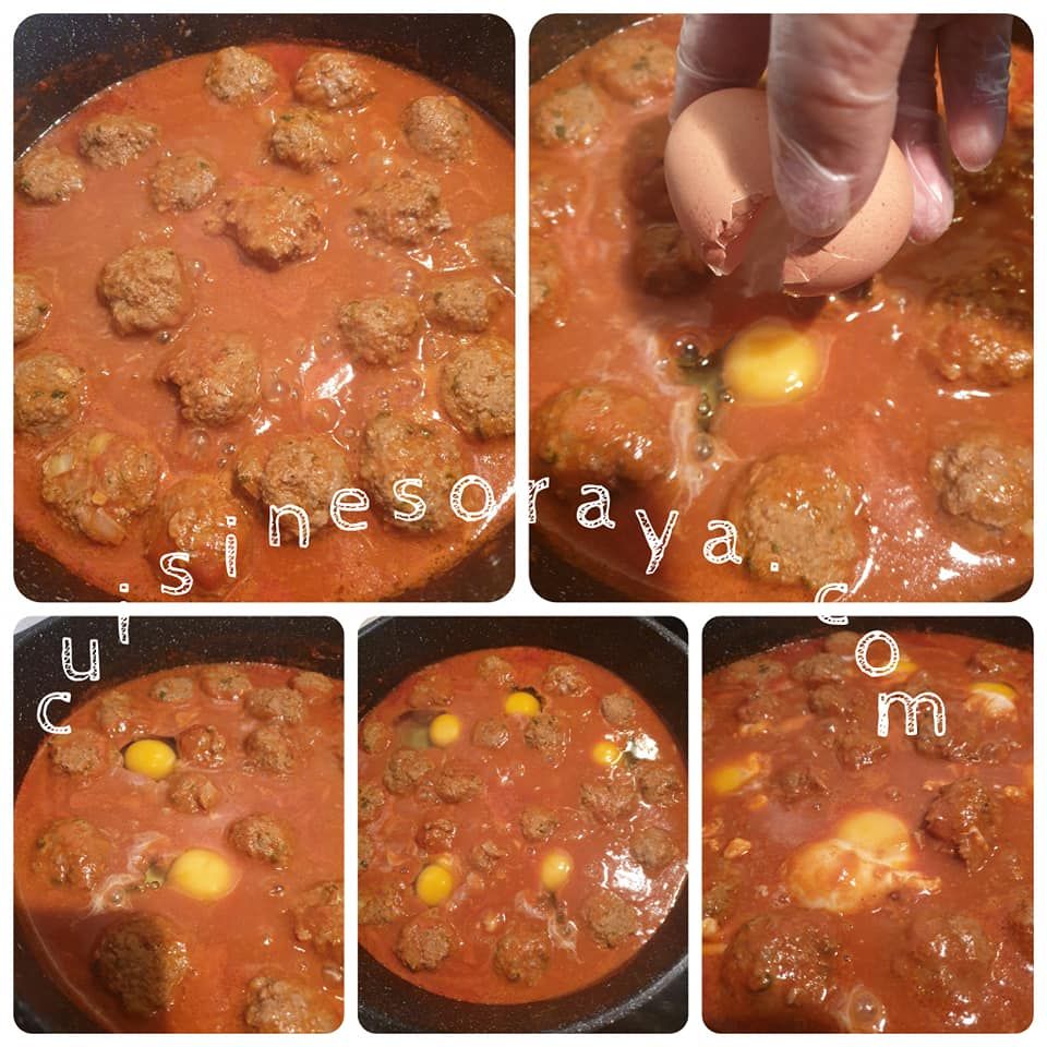 Tajine Kefta aux oeufs