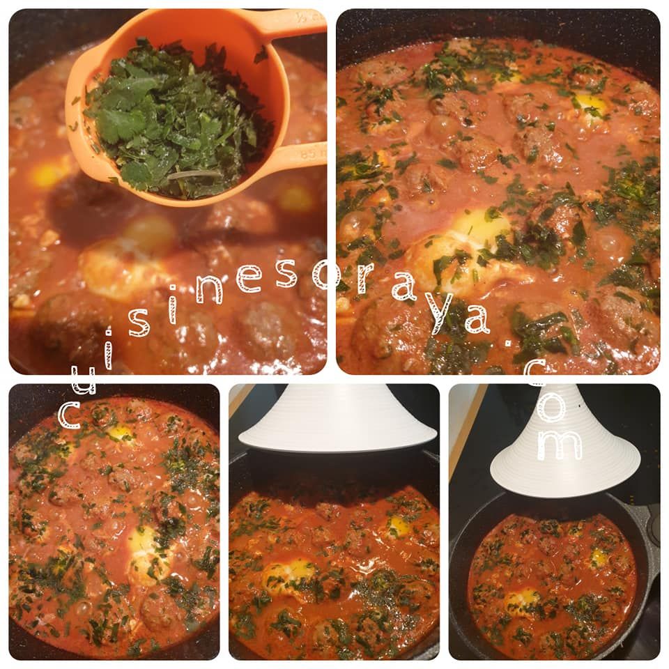 Tajine Kefta aux oeufs