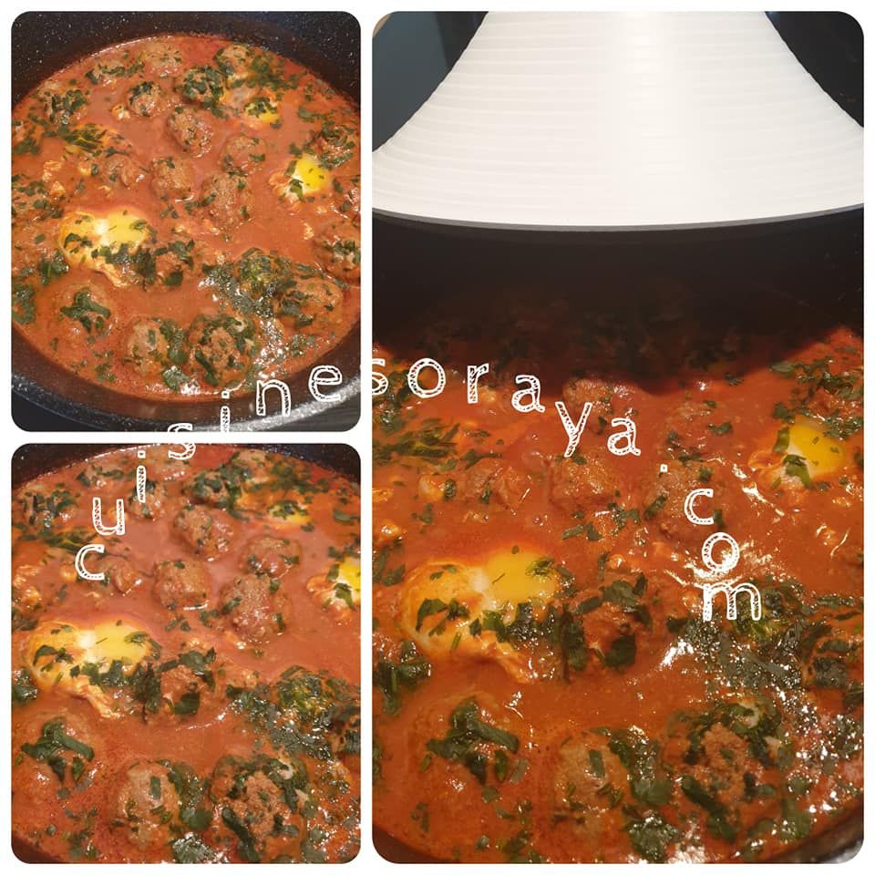 Tajine Kefta aux oeufs