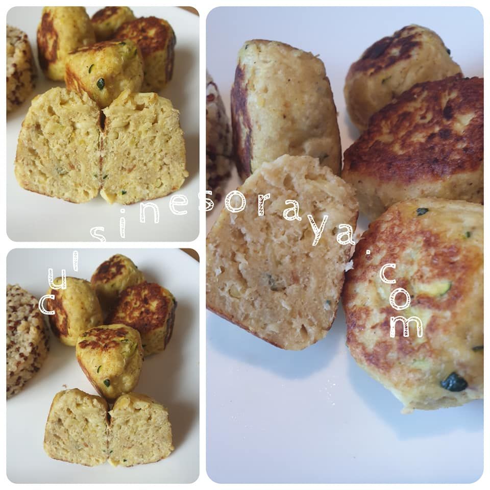 Boulettes de poulet et courgette