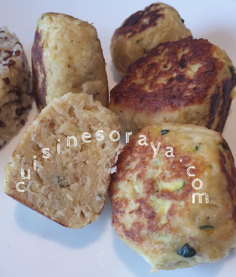 Boulettes de poulet et courgette