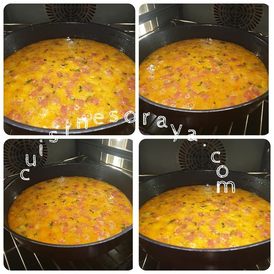 Frittata aux poivrons et chorizo