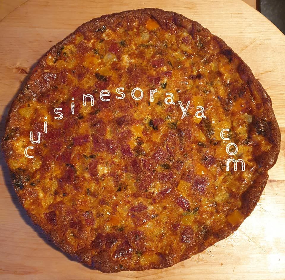 Frittata aux poivrons et chorizo