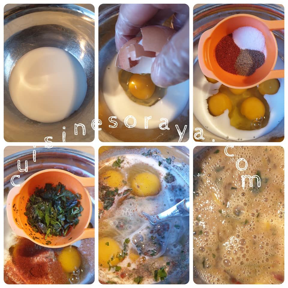 Frittata aux poivrons et chorizo