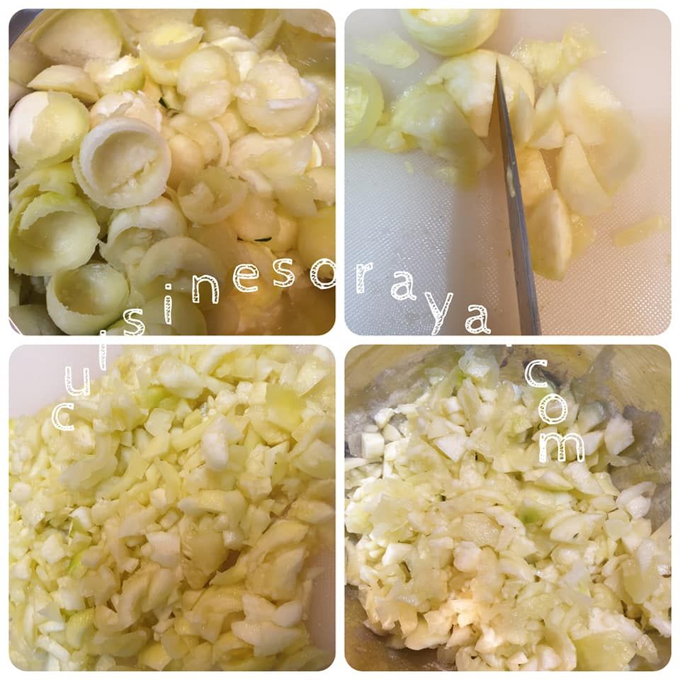 Tajine de courgettes farcies en sauce