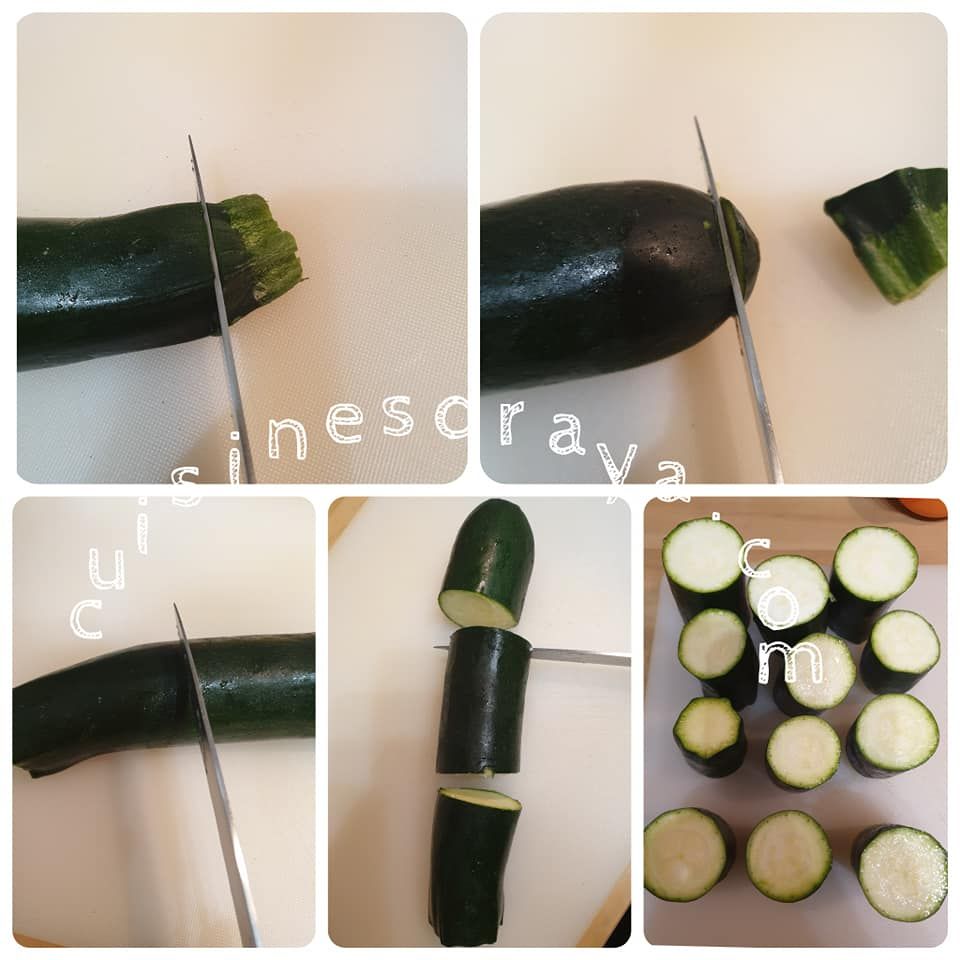Tajine de courgettes farcies en sauce